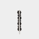 Barrette Flower Medium - Simone Rocha - Cristal - Noir