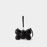 Sac à Bandoulière Bow Bag - Simone Rocha - Cuir - Noir