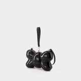 Sac à Bandoulière Bow Bag - Simone Rocha - Cuir - Noir