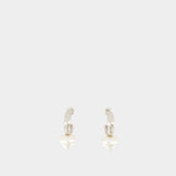 Boucles D'Oreille Mini Heart Hoop - Simone Rocha - Beige
