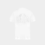 T-Shirt Projet Graphique Ange - Simone Rocha - Coton - Blanc/Argenté
