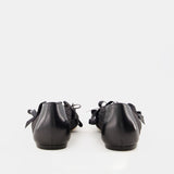 Ballerines Avec Double Noeud et Cloche - Simone Rocha - Coton - Noir