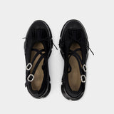 Sneakers Classiques à Croisillons - Simone Rocha - Pvc - Noir
