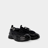Sneakers Classiques à Croisillons - Simone Rocha - Pvc - Noir
