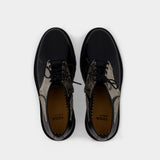 Derbies en Cuir Noir