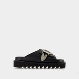 Mules Aj1235 - Toga Pulla - Cuir - Noir