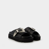 Mules Aj1235 - Toga Pulla - Cuir - Noir