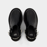 Mules Aj1239 - Toga Pulla - Cuir - Noir