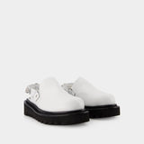 Mules Aj1239 - Toga Pulla - Cuir - Blanc