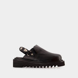 Sandales Aj1249 - Toga Virilis - Cuir - Noir