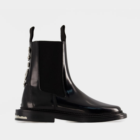 Bottes AJ1295 - Toga Virilis - Cuir - Noir