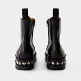 Bottes AJ1297 - Toga Virilis - Cuir - Noir