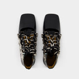 Bottines Aj1284 - Toga Pulla - Cuir - Noir