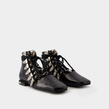 Bottines Aj1284 - Toga Pulla - Cuir - Noir