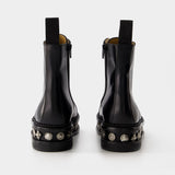 Bottes Aj1287 - Toga Pulla - Cuir - Noir