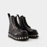 Bottes Aj1287 - Toga Pulla - Cuir - Noir