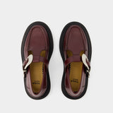 Mocassins Aj1278 - Toga Pulla - Cuir - Bordeaux