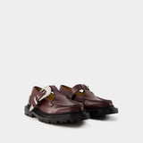 Mocassins Aj1278 - Toga Pulla - Cuir - Bordeaux
