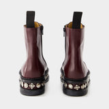 Bottines Aj1287 - Toga Pulla - Cuir - Bordeaux