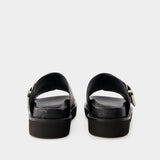 Sandales Aj1304 - Toga Pulla - Cuir - Noir