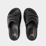 Sandales Aj1329 - Toga Pulla - Cuir - Noir
