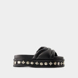 Sandales Aj1329 - Toga Pulla - Cuir - Noir