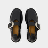 Mocassins Aj1314 - Toga Pulla - Cuir - Noir