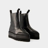 Bottes Aj1311 - Toga Pulla - Cuir - Noir