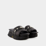 Sandales Aj1315 - Toga Pulla - Cuir - Noir