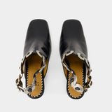 Bottines Aj1308 - Toga Pulla - Cuir - Noir