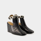 Bottines Aj1308 - Toga Pulla - Cuir - Noir