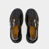 Mocassins Aj1316 - Toga Pulla - Cuir - Noir