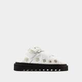 Sandales Aj1317 - Toga Pulla - Cuir - Blanc