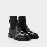 Bottines Aj990 - Toga Pulla - Cuir - Noir