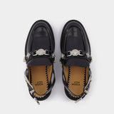 Mocassins Aj1070 - Toga Pulla - Polido - Noir