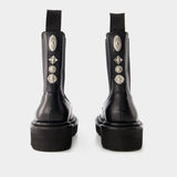 Bottes Aj1146 - Toga Pulla - Cuir - Noir