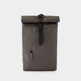 Sac à dos Rolltop Rucksack - Rains - Synthétique - Gris