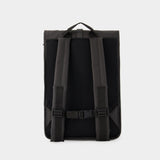 Sac à dos Rolltop Rucksack - Rains - Synthétique - Noir