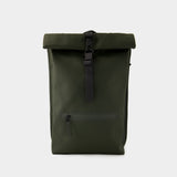 Sac à dos Rolltop Rucksack - Rains - Synthétique - Vert