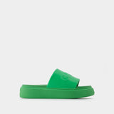Sandales Sporty Mix Vertes en Matière Végétale