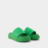 Sandales Sporty Mix Vertes en Matière Végétale