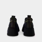 Mocassins Rétro Flatform - Ganni - Synthétique - Noir