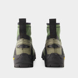 Sneakers Performance High - Ganni - Polyester - Kaki