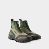 Sneakers Performance High - Ganni - Polyester - Kaki