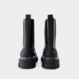 Bottines Chelsea - Ganni - Cuir - Noir