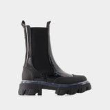 Bottines Chelsea - Ganni - Cuir - Noir