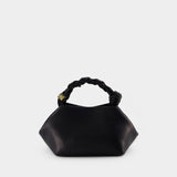 Sac à bandoulière Bou - Ganni - Cuir - Noir