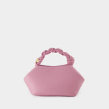 Sac à bandoulière Bou - Ganni - Cuir - Rose