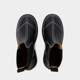 Bottes Everyday Mid Chelsea - Ganni - Noir