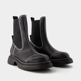 Bottes Everyday Mid Chelsea - Ganni - Noir